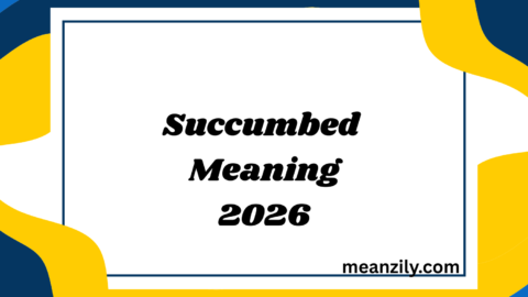 Succumbed Meaning