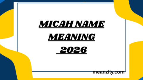 Micah Name Meaning