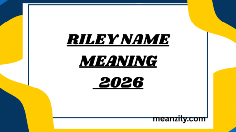 Riley Name Meaning