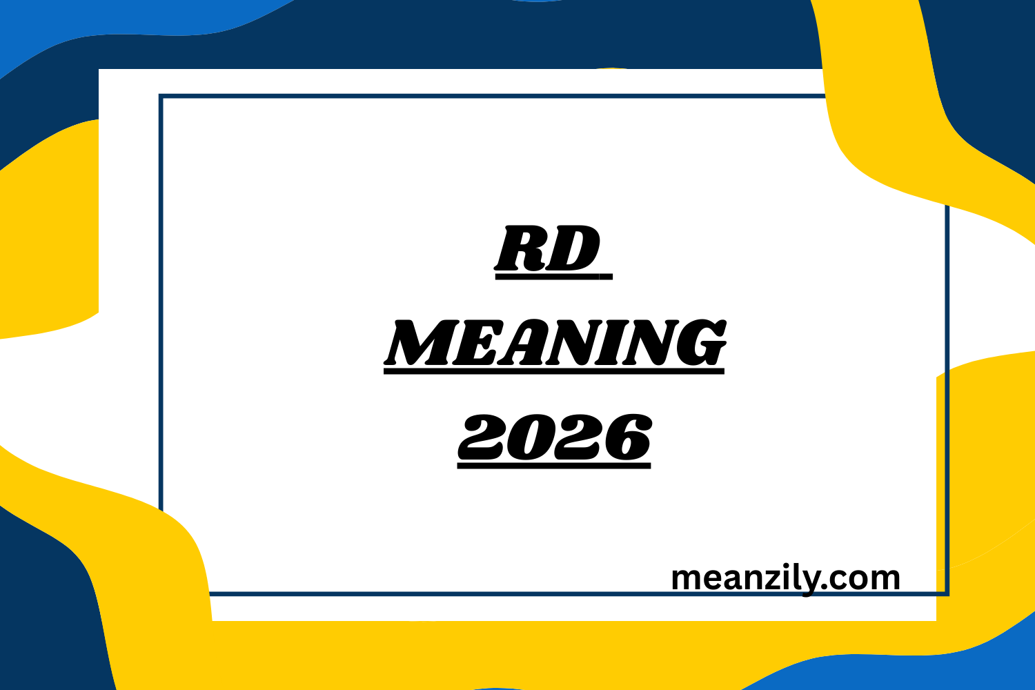 RD Meaning Explained in 2026 What RD Stands For and Why It Matters?