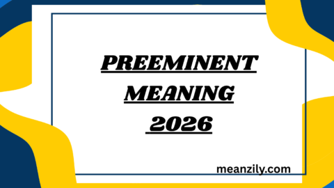 Preeminent Meaning