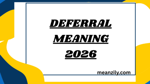 Deferral Meaning