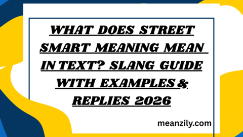 What Does Street Smart Meaning Mean in Text? Slang Guide with Examples & Replies