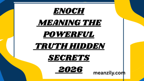 Enoch Meaning The Powerful Truth Hidden Secrets