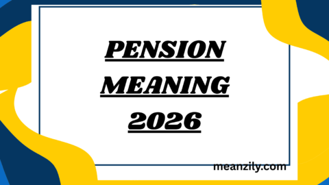 Pension Meaning