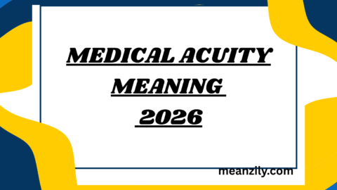 Medical Acuity Meaning