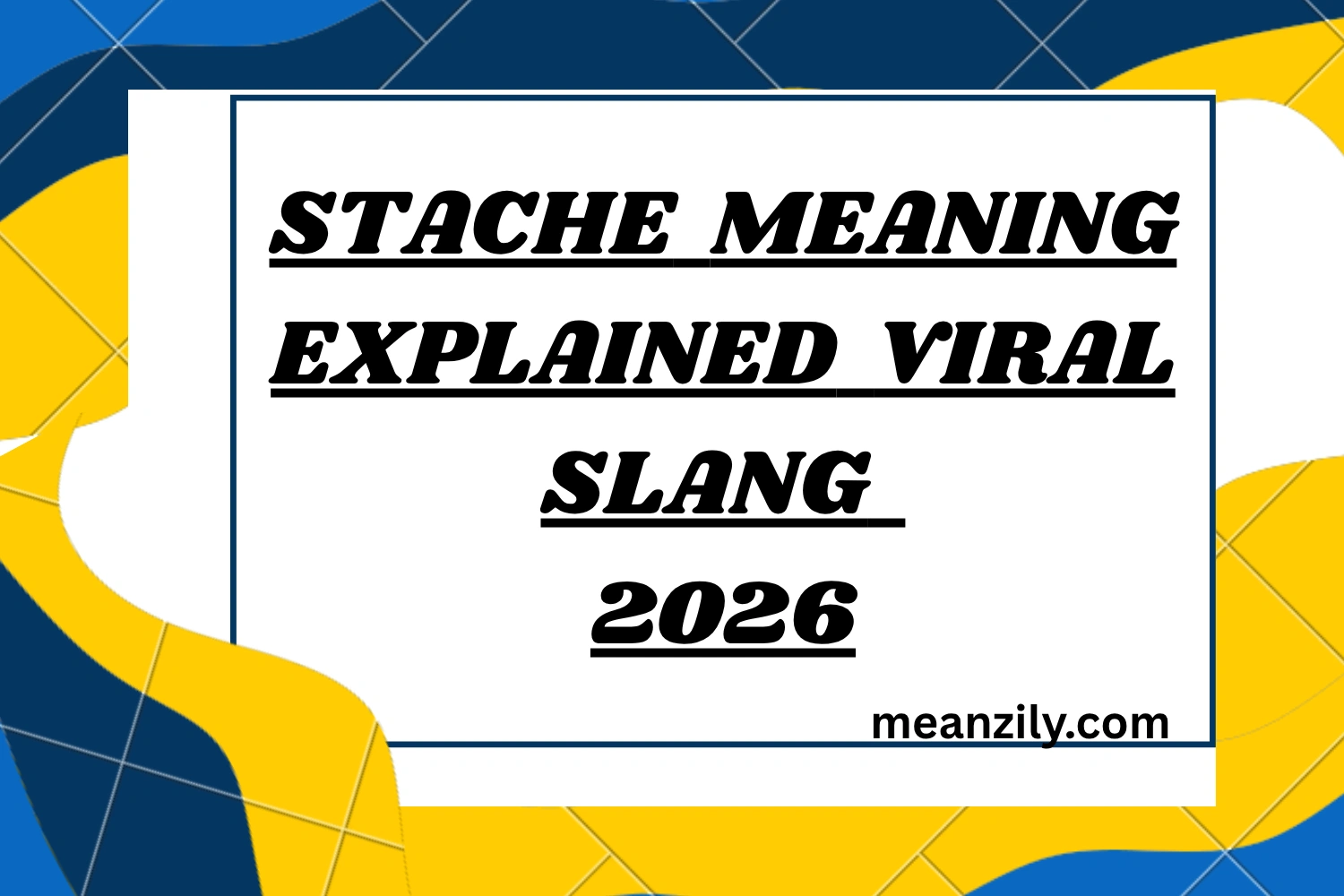Stache Meaning Explained Viral Slang Mustache Culture and the Hidden ...