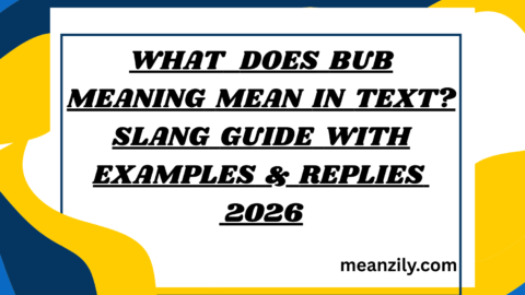 What Does Bub Meaning Mean in Text? Slang Guide with Examples & Replies