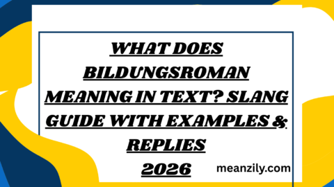 What Does Bildungsroman Meaning in Text? Slang Guide with Examples & Replies