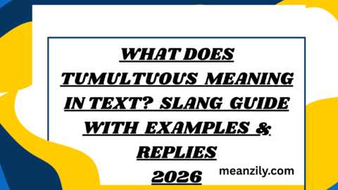 What Does Tumultuous Meaning in Text? Slang Guide with Examples & Replies