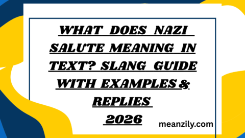 What Does Nazi Salute Meaning in Text?Slang guide with Examples & Replies