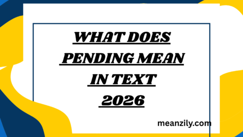 What Does Pending Mean in Text