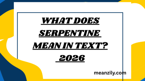 What Does Serpentine Mean in Text?