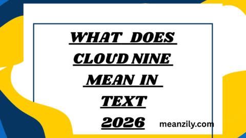 What Does Cloud Nine Mean in Text