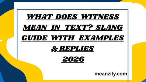 What Does Witness Mean in Text? Slang Guide with Examples & Replies