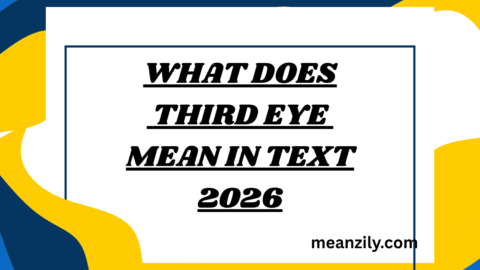 What Does Third Eye Mean in Text