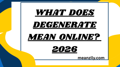 What Does Degenerate Mean Online?