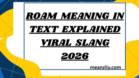 ROAM Meaning in Text Explained Viral Slang