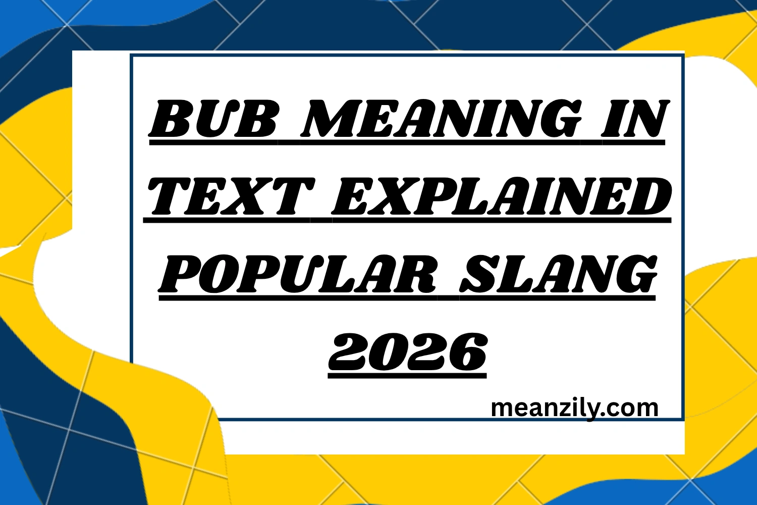 Bub Meaning in Text Explained Popular Slang Real Chat Examples and ...