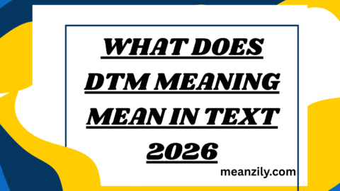 What Does DTM Meaning Mean in Text