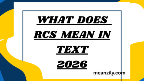 RCS means in text