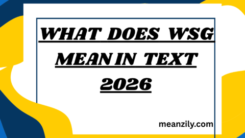 hat Does WSG Mean in Text