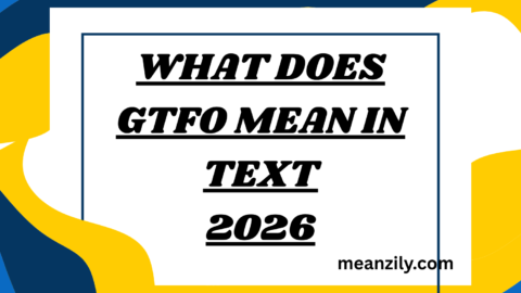 What Does GTFO Mean in Text