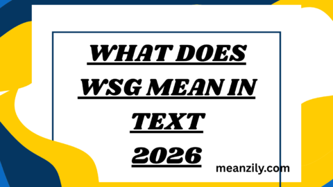 What Does WSG Mean in Text