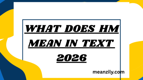 What Does hm Mean in Text