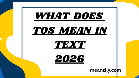 What Does TOS Mean in Text