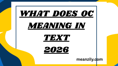What Does OC Meaning in Text