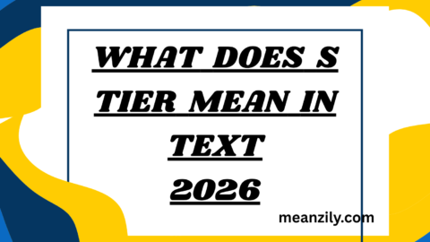 What Does S Tier Mean in Text