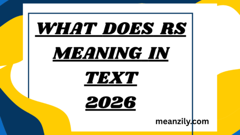 What Does rs Meaning in Text