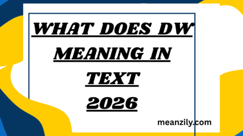 What Does DW Meaning in Text
