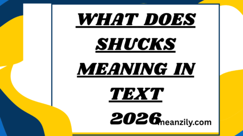 What Does Shucks Meaning in Text