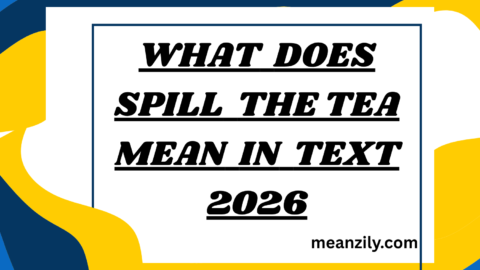 What Does Spill the Tea Mean in Text