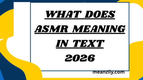 What Does ASMR Meaning in Text