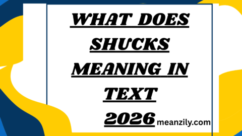 What Does Shucks Meaning in Text