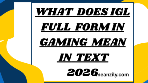 What Does IGL Full Form in Gaming Mean in Text