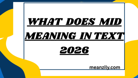 What Does Mid Meaning in Text