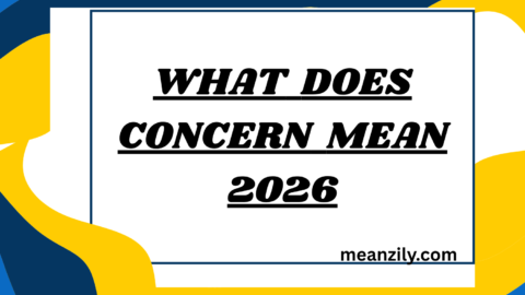What Does Concern Mean