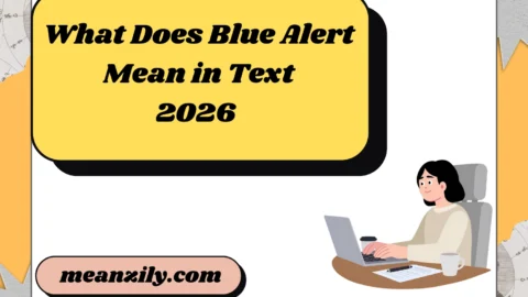 What Does Blue Alert Mean in Text