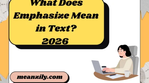 What Does Emphasize Mean in Text?