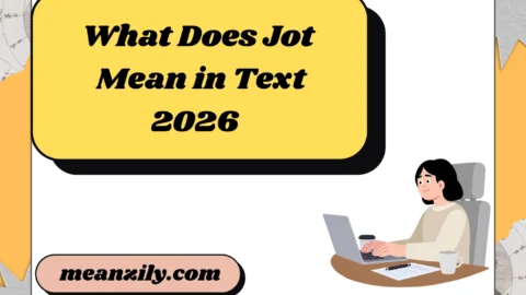 What Does Jot Mean in Text