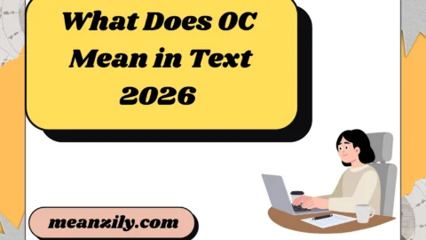 What Does OC Mean in Text